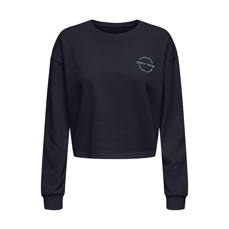 ONLY PLAY Women's Pica Printed Crop Top Sports Sweatshirt