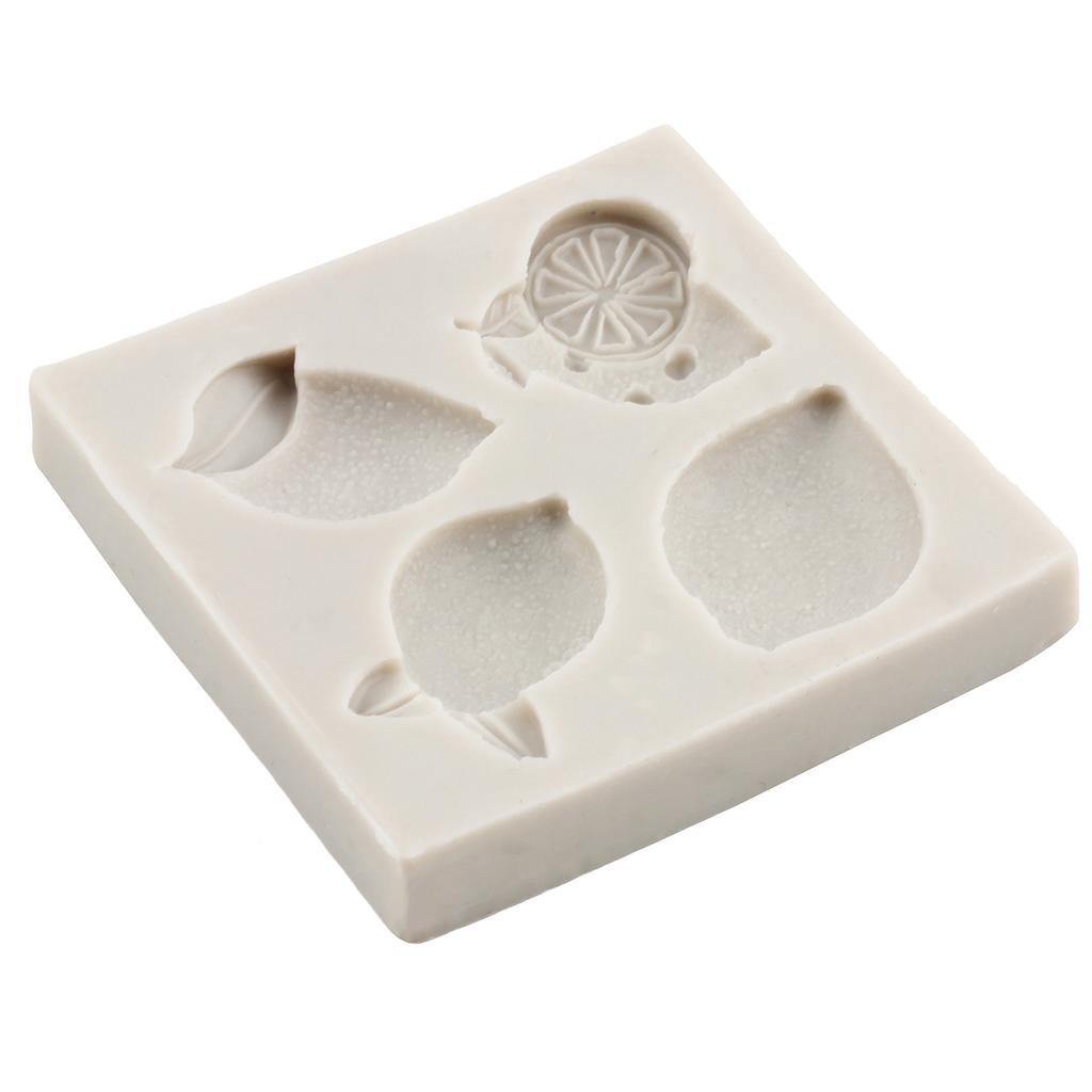 Силиконовые формы с лимоном, летние формы для фруктовой помадки, формы для лимонных конфет, смолы, глины, инструменты для украшения торта, шоколада, формы для мастики