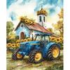 Diy Painting By Numbers For Adults Farm Car Picture With Number Scenery Acrylic Paint On Canvas Diy Gift