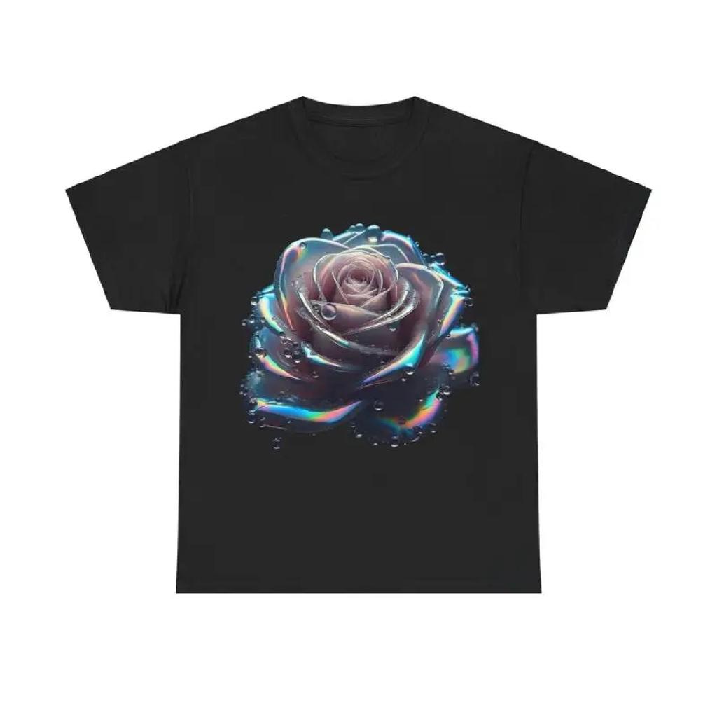 Ethereal Rose T Shirt Cotton design a