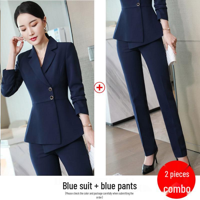 Women's Professional Goddess Style Suit Set - Autumn/Winter Formal Workwear