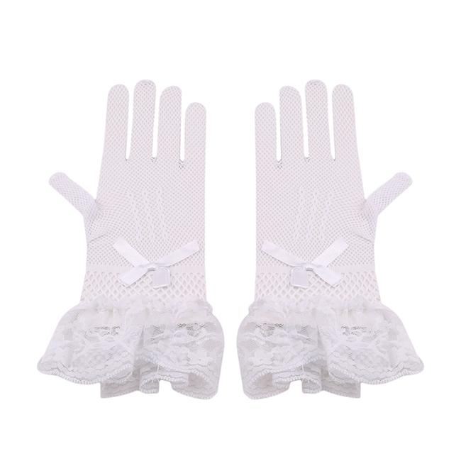1 пара кружевных сетчатых перчаток, кружевные перчатки, перчатки с пальцами, вечерние перчатки, женские удобные дышащие перчатки