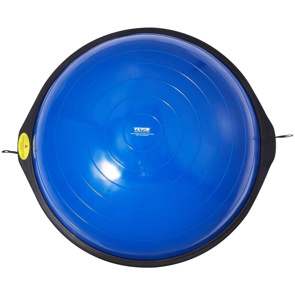 26" Half Exercise Ball Trainer Yoga Balance Stability Ball Resistance Band