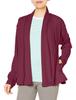 Wool Stretch Outdoor Travel Tawny Port Size L Size Women's Cardigan, Wear, B2MC0771, Red, (Japan L)