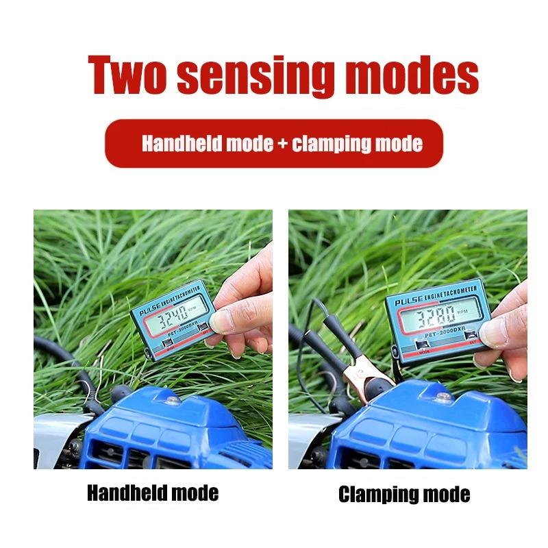 Тахометр для мотоцикла 100-30000 об/мин цифровой тахометр для газонокосилки квадроцикла бензиновый двигатель свечи зажигания водонепроницаемый