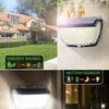Solar Light 160 Leds Outdoor Garden Decoration IP65 Waterproof Solar Wall Lamp Motion Sensor Fence Lights For Yard Lawn Driveway