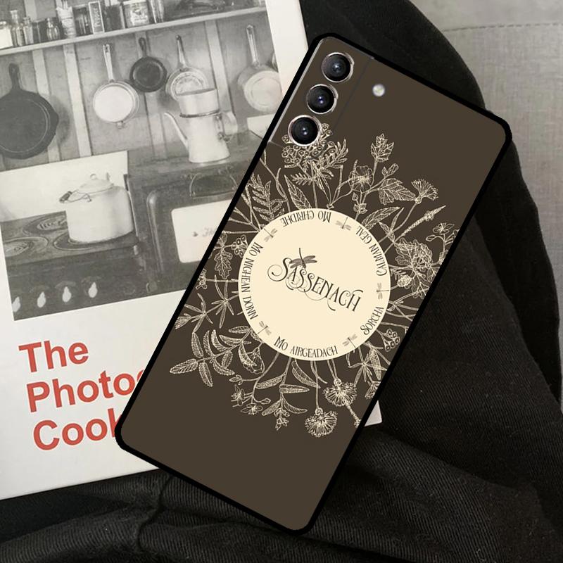 Outlander Sassenach Phone Case For Samsung Galaxy S24 Ultra S22 S23 S20 S21 S24 FE S9 S10 Plus Note 10 20 Ultra