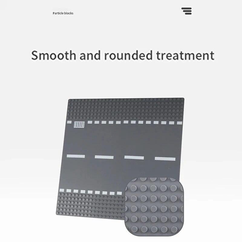 32X32 Классический дорожный строительный блок Базовая пластина Вид на город Дорожные фигурки Дорожные строительные игрушки Кирпичи 32 точки Пластиковые базовые пластины