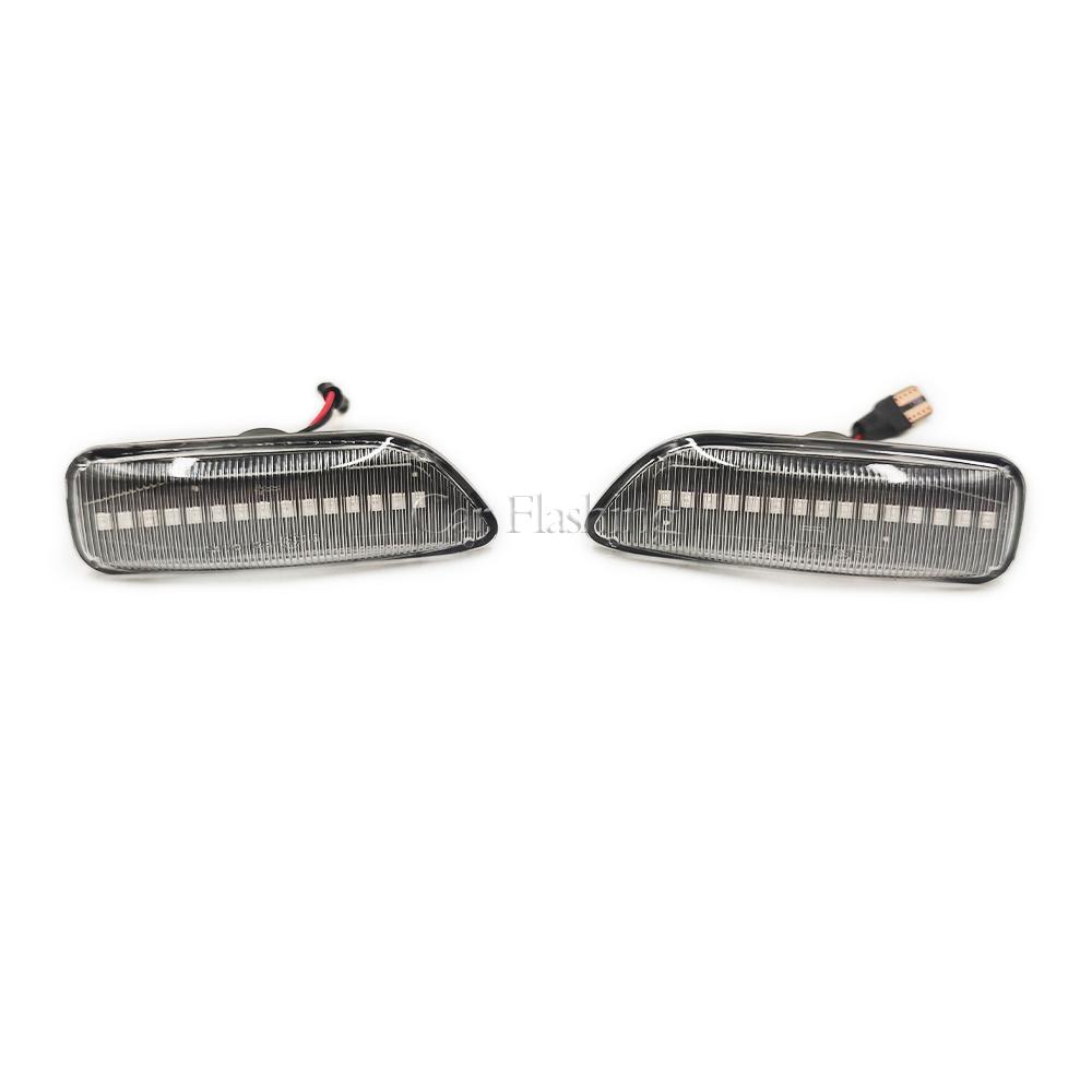 Amber LED Side Marker Blinker Turn Signal Light for Volvo XC90 S80 XC70 V70 S60 2001-2009 Dynamic Light Indicator Lamp