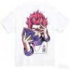 2026 Summer Hunter X Hunter Killua Lightning Sketch Anime Graphic Black Tshirt Unisex Oversized Y2k Streetwear Cotton Tee