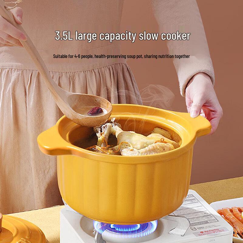 Kangbach 3.5L Pumpkin Ceramic Casserole Pot