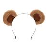 Эластичная ткань Медвежьи ушки Головной убор Приятная к коже Повязка на голову Декоративный обруч для волос Головной убор Для школы Дома Вечеринок