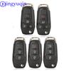 Jingyuqin Remote Car Key Shell Case Cover For Ford F-150 F-250 F-350 Explorer Ranger KA Fiesta Mondeo 2/3 Buttons