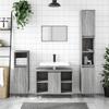 VidaXL Bathroom Cabinet Sonoma Grey 80x33x60 Cm Engineered Wood 831634
