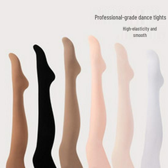 Детские летние тонкие танцевальные носки: Белые колготки и леггинсы для девочек 40 ден