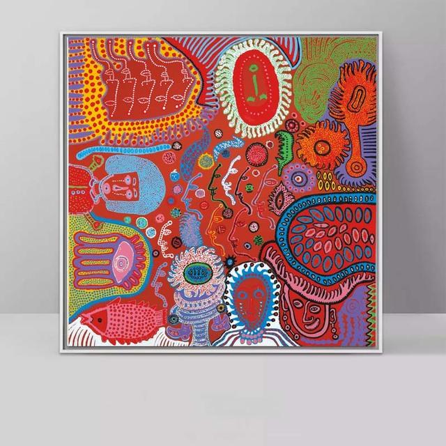 Yayoi Kusama абстрактное искусство тыква холст картины постеры и принты настенные художественные картины для гостиной Cuadros украшение дома