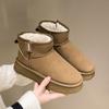 Women's Thick Soled Fashion Winter Lightweight Warm Anti Cold Snow Boots Non-slip Casual Sneakers Cotton Boots