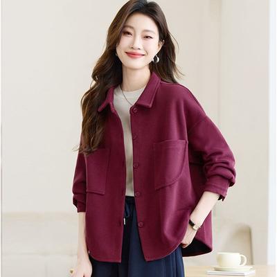 Весна Осень Женское Худи Пальто Свободного Кроя Корейский Стиль Модное Скрывающее Живот Кардиган Повседневный Топ