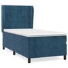 Maison Exclusive - Sommier à lattes de lit avec matelas Bleu foncé 90x200 cm