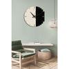 Wooden Modern Wall Clock, Hall Wall Clock, Living Room Wall Clock, Home Gift, 42cm