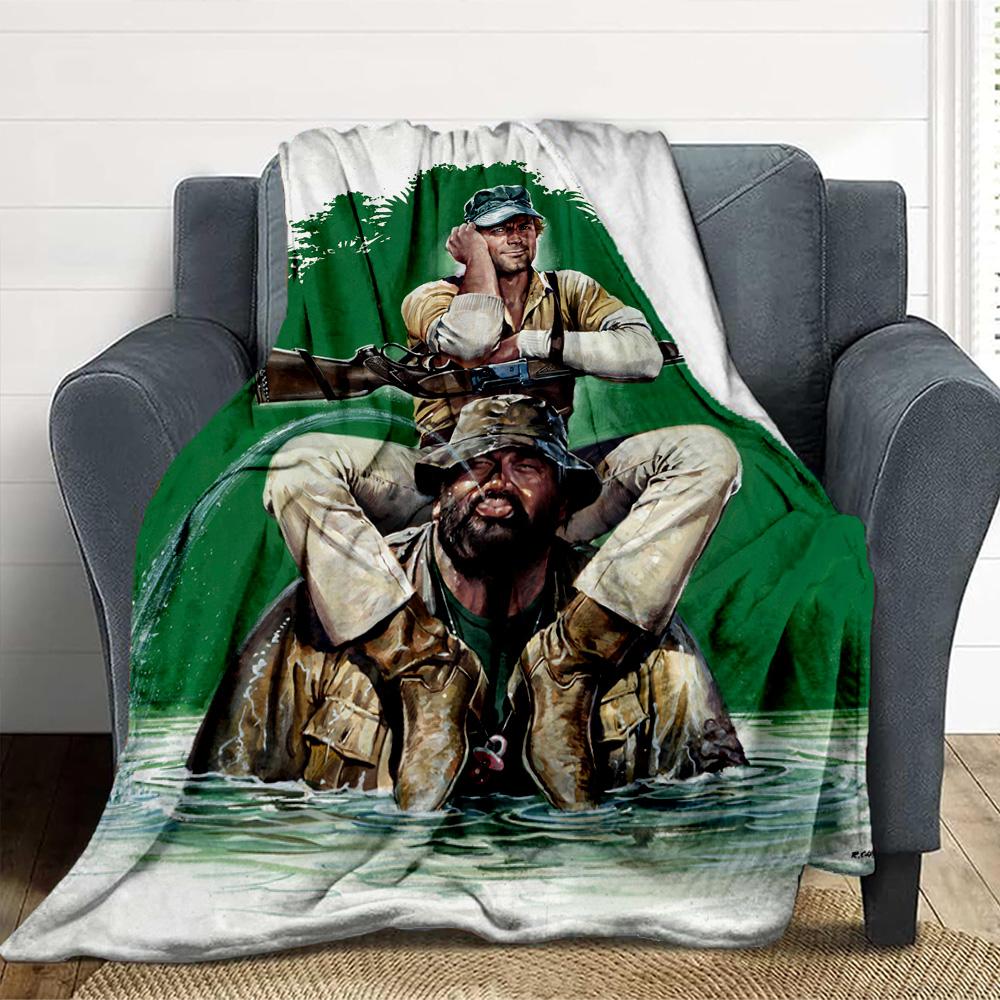 Tropical Mission Flannel Blanket Throw Blanket Soft Warm Sofa Bed Camping Car home Decor Unique Christmas Gift C930366