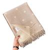 Autumn and Winter New Love Scarf Fashionable Versatile Thickened Student Warm Two-sided Shawl