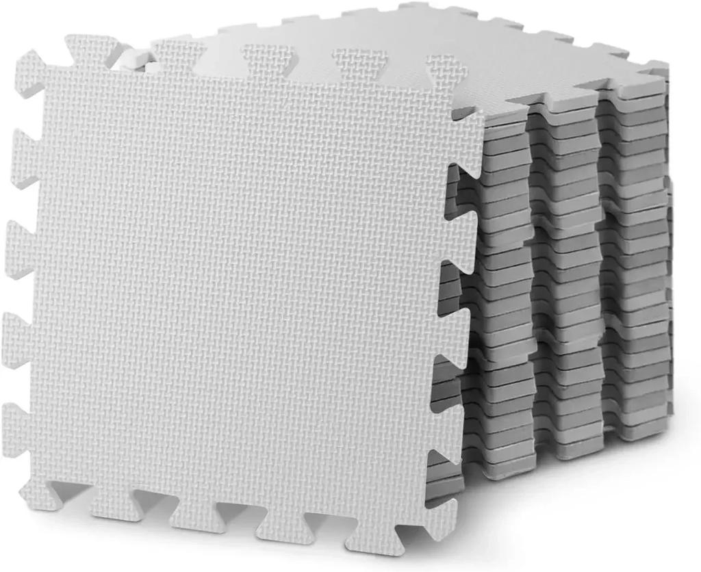 10/18PCS Cross Pattern Floor Mat Children's Anti Slip Foam Interlocking Carpet Infant and Toddler Anti Fall Board Fitness Floor