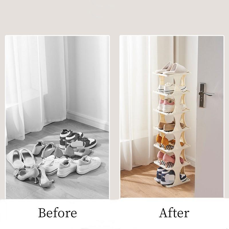 Органайзер для обувницы, шкафы для обуви «сделай сам», органайзер для входов в дом, экономия места, 2-9 слоев, полка для обуви, угловая полка