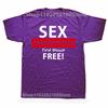 Funny Sex Instructor First Lesson Free Adult Humour Cool Joke Party T Shirts Summer Cotton Streetwear Birthday Gifts Tshirt Men