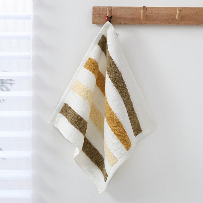 Радужное полосатое полотенце для рук 100% хлопок цветные полотенца для лица для взрослых детей прочное впитывающее кухонное полотенце для ванной комнаты 34x34 см