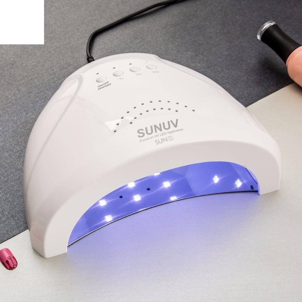 Профессиональная лампа для ногтей, 48 Вт, светодиодная УФ-лампа для маникюра, сушилка для ногтей для УФ-геля, светодиодная лампа для геля для ногтей, инфракрасная сенсорная лампа