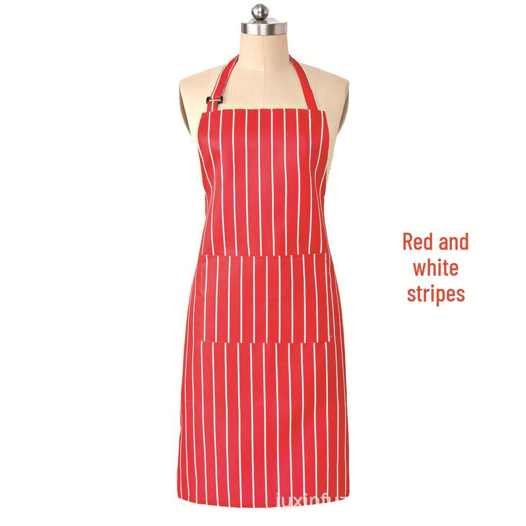 Длинный фартук шеф-повара с защитой от загрязнений для использования на кухне и в кафе