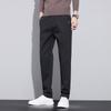 Весенне-осенние мужские свободные и универсальные легкие деловые повседневные брюки прямого кроя