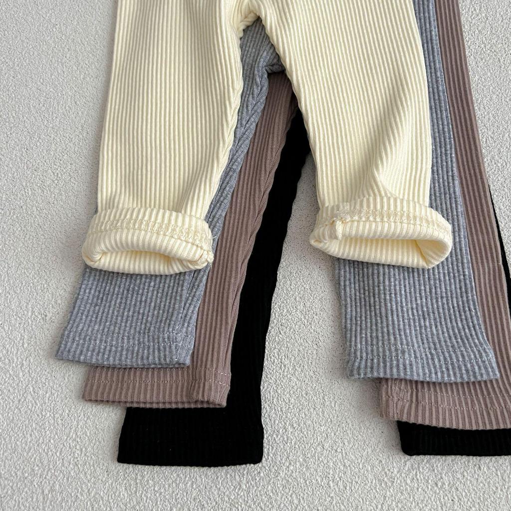 Эластичные детские леггинсы: Унисекс-брюки и колготки для новорожденных, идеально подходят для весны и осени.