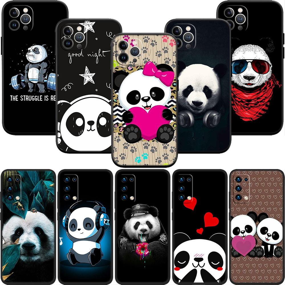 PP16 Мультяшный чехол-панда для Samsung Galaxy A11 A12 A13 A15 A52S A53 A55 A56 A70 A71 A72 A73 F06 F16 F56 S10 Plus S10e