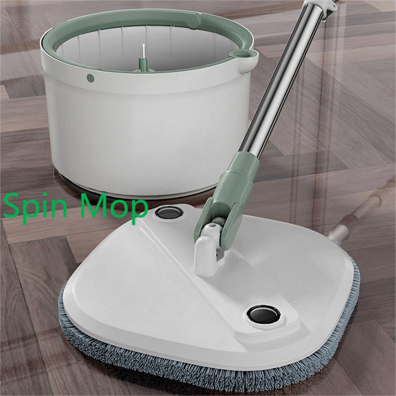 Подъемное ведро для ручной стирки Плоская швабра Spin Mop