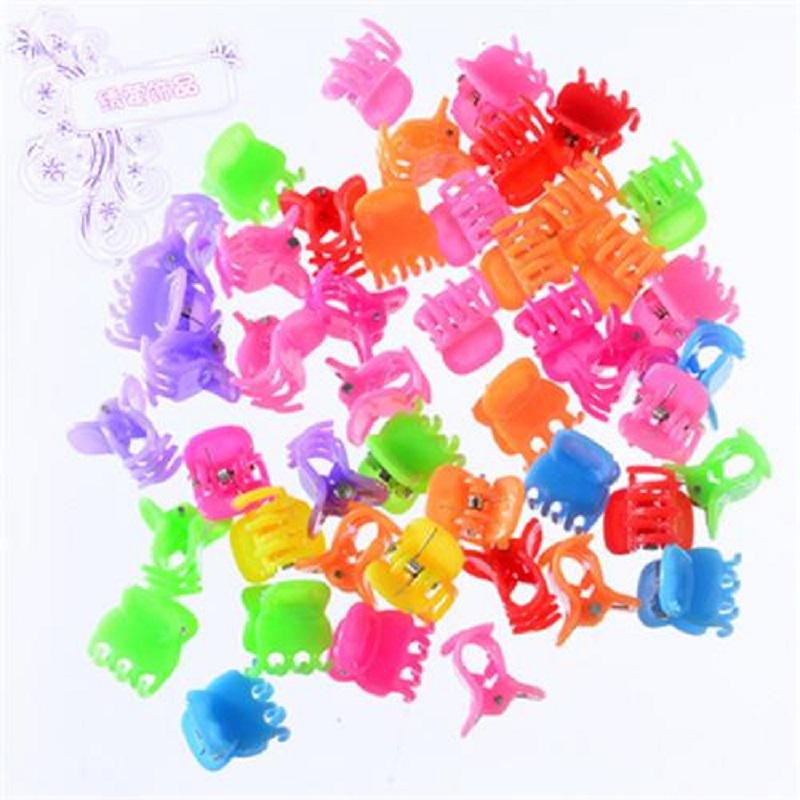 Мини заколки - зажимы для волос, 20 штук