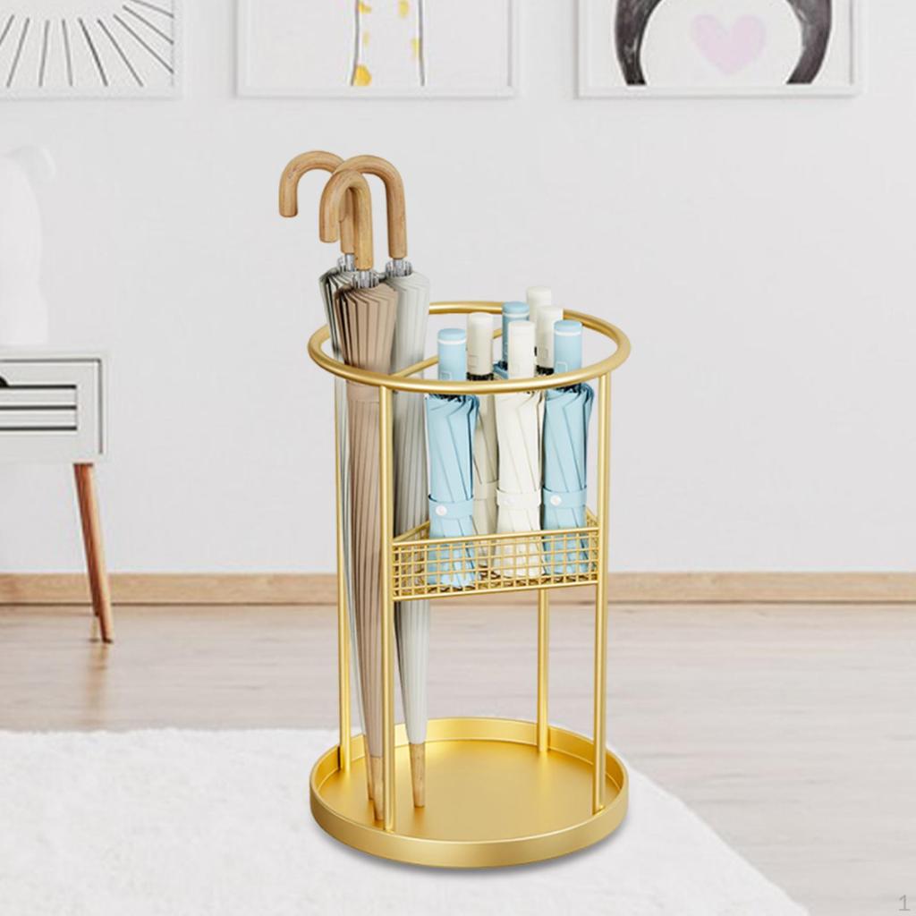 Компактное ведро-подставка для зонтов, тростей и палок для ходьбы