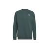Originals Trefoil Solid Crew Neck Long Sleeve Logo Print Sweatshirt Men Sweatshirt Green HJ7993
