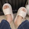 Летняя одежда супер толстая подошва одно слово EA тапочки новые простые и универсальные удобные увеличение роста крутые тапочки женщины