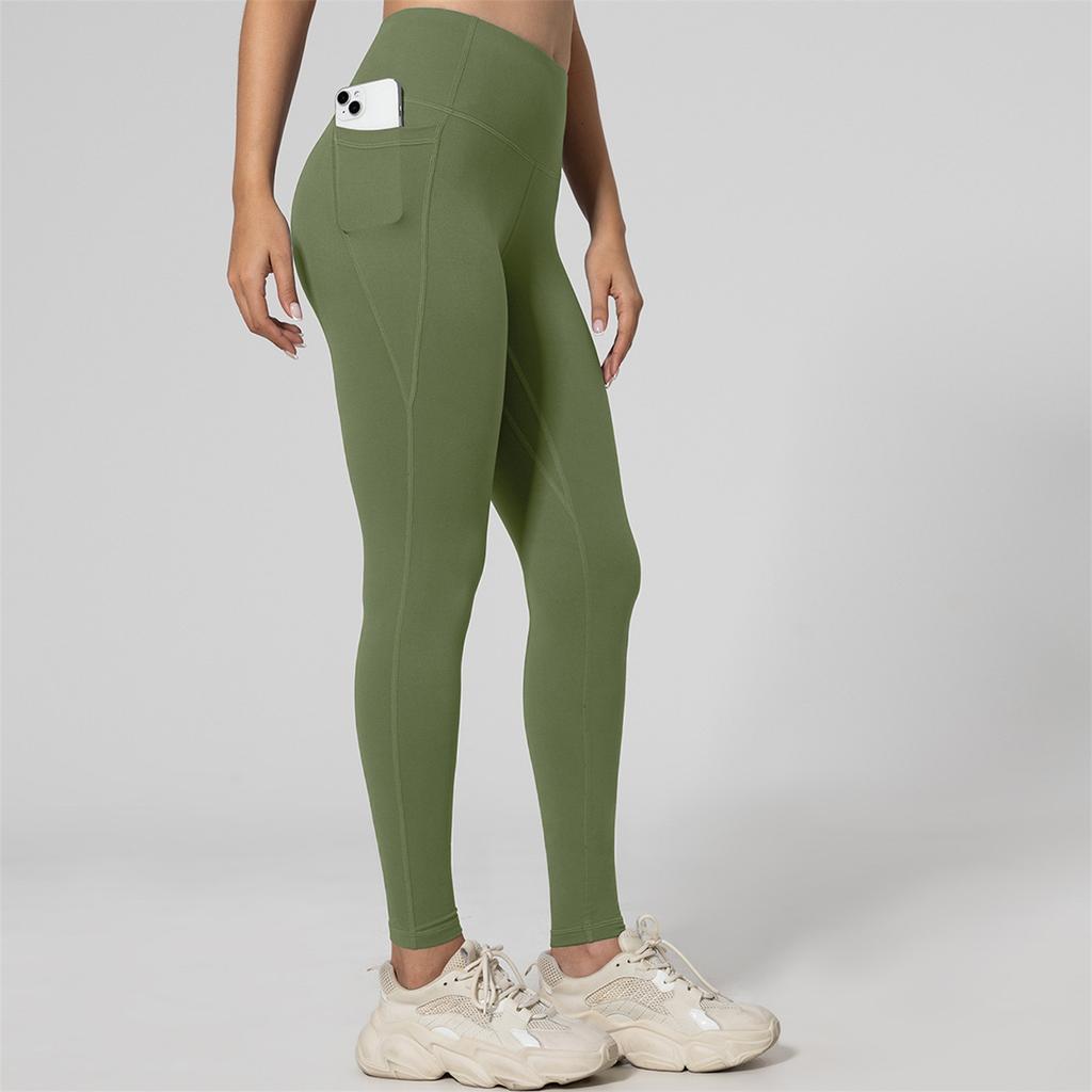 Women's Fashion Solid Color Yoga Pants High Waisted Skinny Sweatpants Fitness Pants