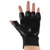 Anti-Slip Motocycle Gloves Cycling Bicycle Gloves Fingerless Gloves Riding Gloves PU Leather