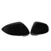 2PCS Rearview Mirror Cover Bright Black Smooth Texture Door Side Mirror Cap Housing Fit For ID3 Mk8 2020+