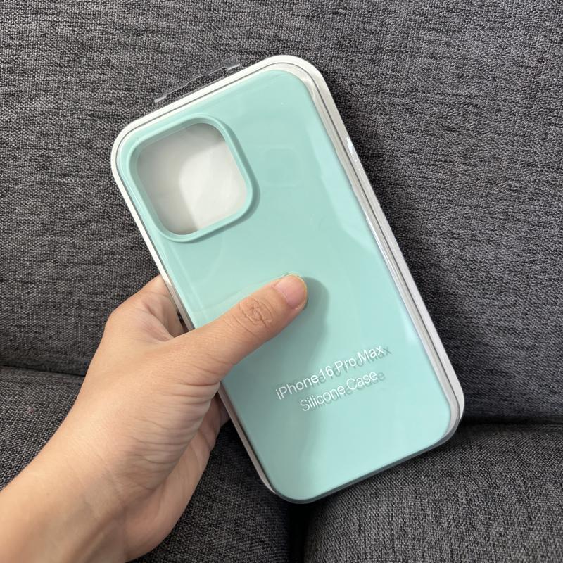Чехол Apple Original 16 Pro max для Apple 15 14 13 12 Pro max из мягкого силикона с защитой от скольжения и грязи