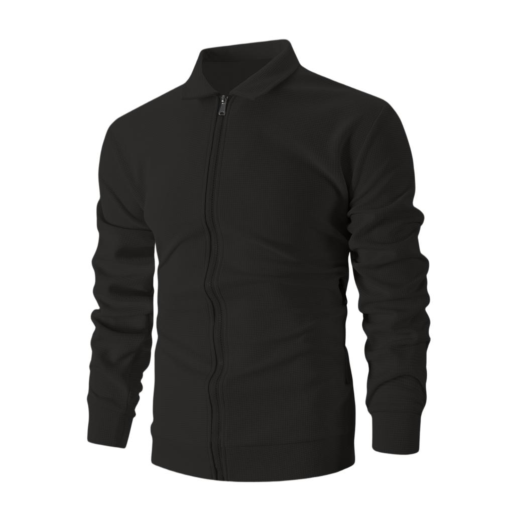Men's Winter Casual Zipper Pocket Long-Sleeve Jacket