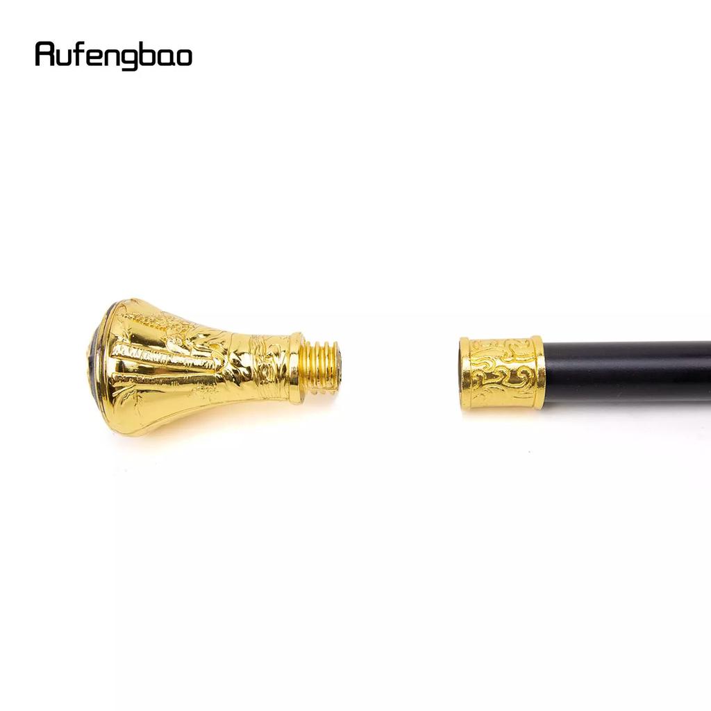 Роскошная золотая трость с головой волка, рельефная трость, модная декоративная трость, элегантная ручка для косплея, джентльмен, 93 см