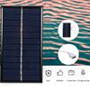 1W 6V Small Solar Panel with USB DIY Polysilicon Silicon Solar Cell Waterproof Camping Portable