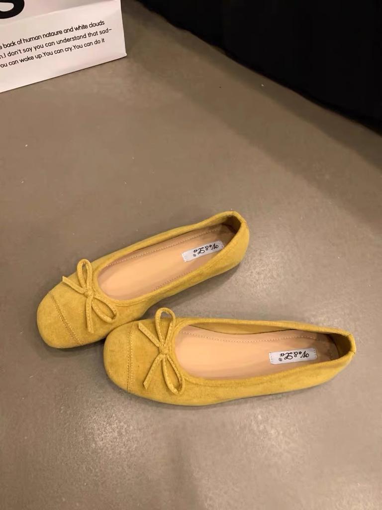 Вечерний ветер нежные бабочки женские туфли балетки французские ретро мягкая подошва серебристые одинарные туфли весенние и летние маленькие ароматные ветры женские туфли