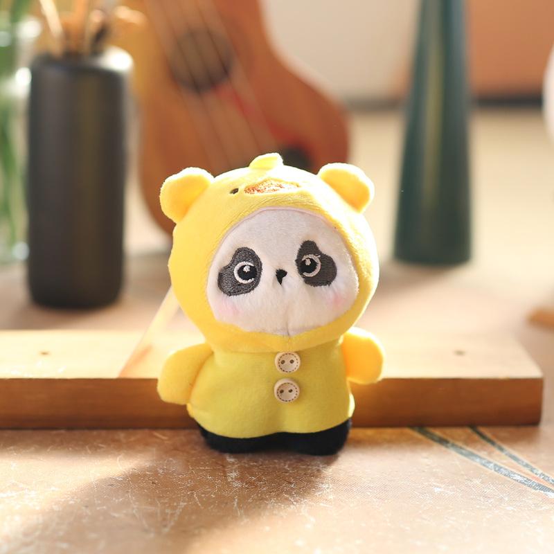 Cute Cute Little Panda Pendant Plush Toy Doll Cartoon Bag Hanging Keychain Rag Doll Doll