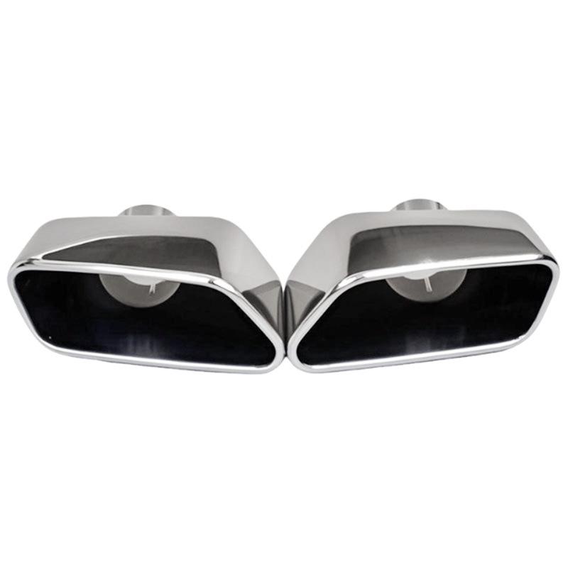 Автомобильная черная титановая выхлопная труба из нержавеющей стали с квадратным выходом для BMW